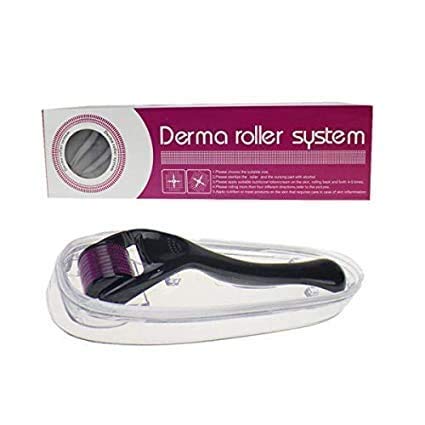 Close-up of a derma roller, highlighting its micro-needles for effective skincare.