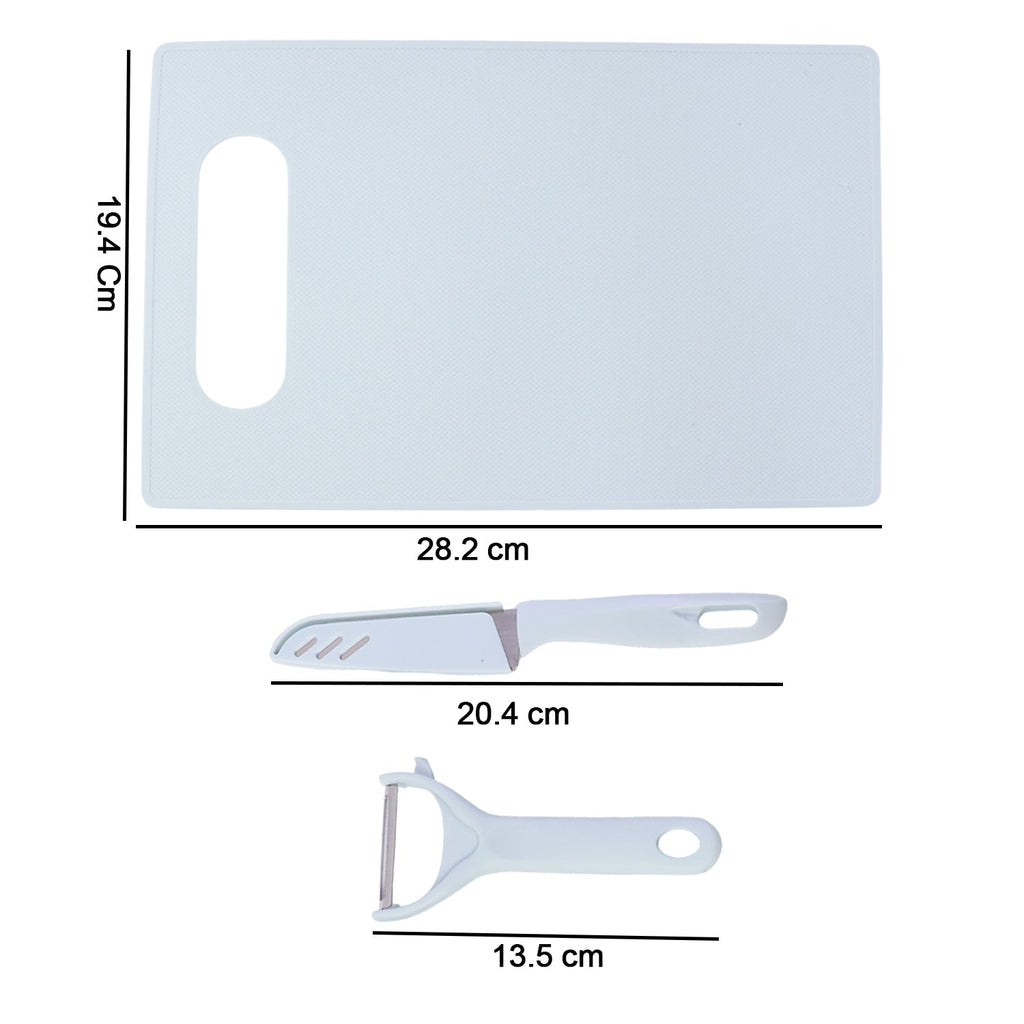 Kitchen knife and peeler combo set for versatile cooking tasks