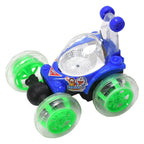The Stunt Remote Control Car in a white studio setting, highlighting its design.