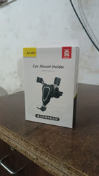 Ergonomic car phone mount designed for stable and hands-free driving.