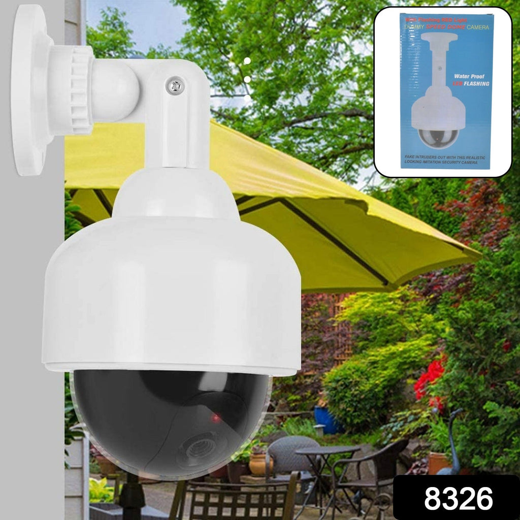 Flashing LED feature on Safelix dummy CCTV camera enhancing deterrence