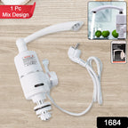 Packaging box for electric water heater faucet with product branding