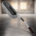 Velvet Wheels Car Dust Brush with soft bristles, ideal for gentle interior and exterior car cleaning.