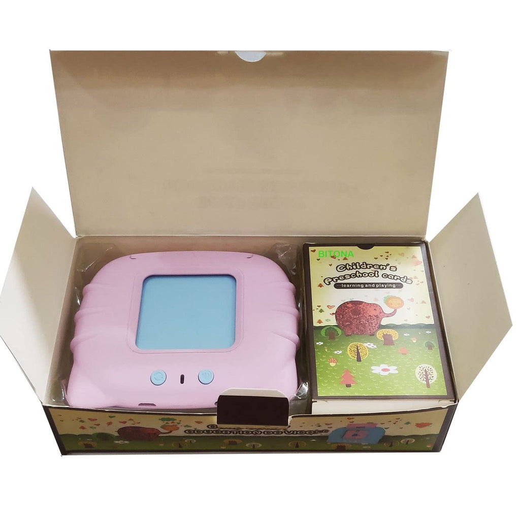 Flash cards showing engaging food and fruit illustrations for young learners.