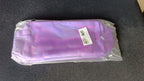 Neutral image showing holographic waterproof travel cosmetic pouch