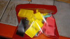 Multi-color mobile stand keychain combining phone holder and keyring
