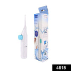 Portable Water Flosser for dental hygiene on the go, showcasing its travel-friendly size.