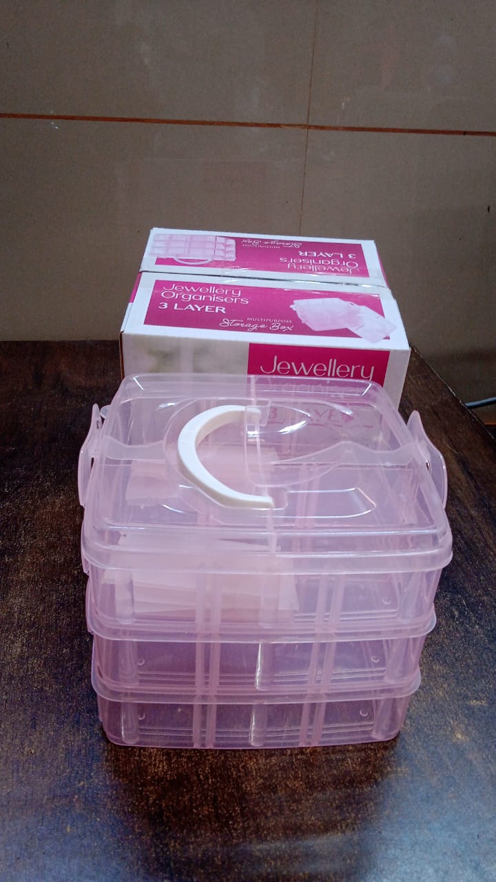 Multi-purpose plastic organizer box, perfect for keeping small items neat and tidy.