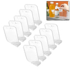 Ten-piece plastic storage baskets set for refrigerator organization