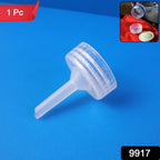 Close-up of the hot water bag funnel cap designed for safe water injection