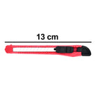Pack of 12 durable paper cutter knives with snap-off blades