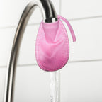 Front view of the eco-friendly Cotton Water Filter and tap cover.