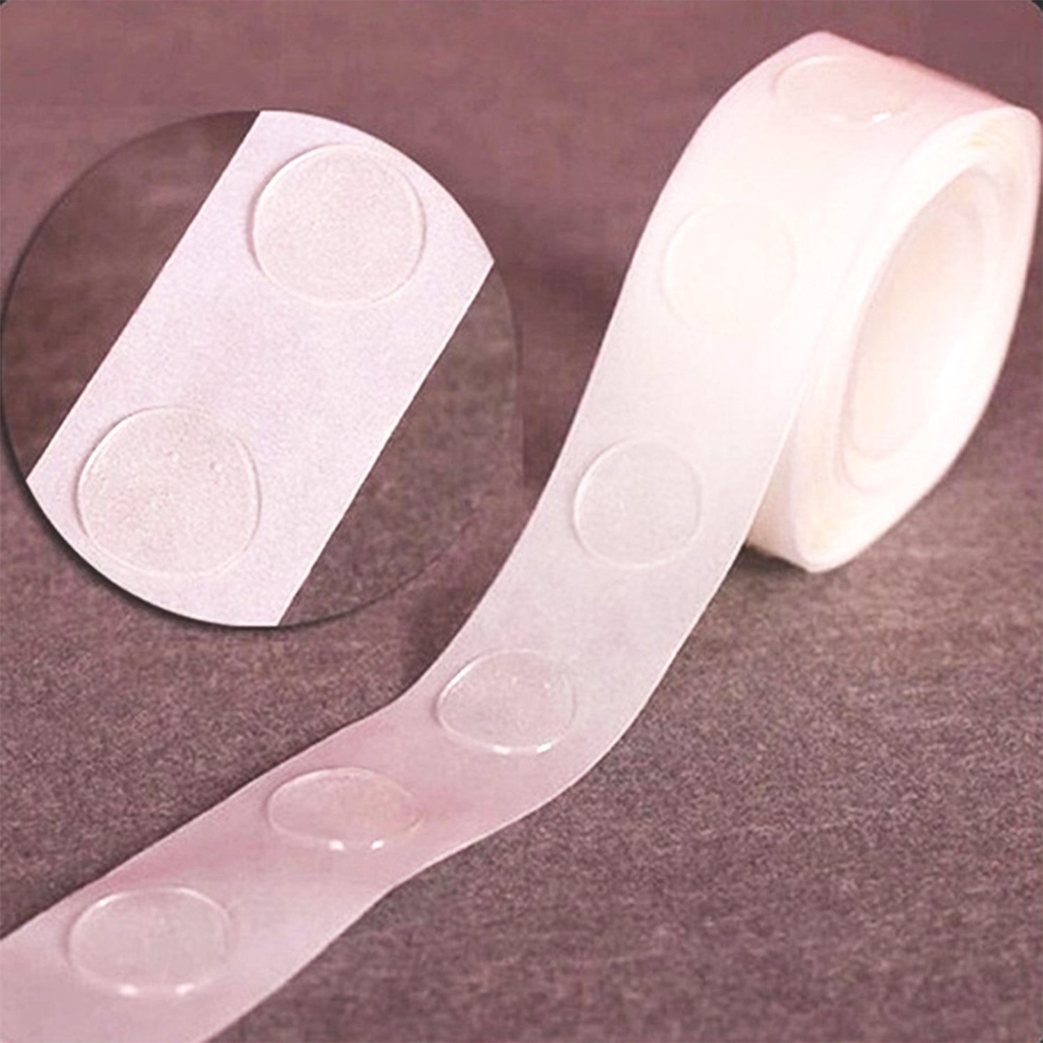 Versatile clear glue dots suitable for everyday crafting and party decoration.