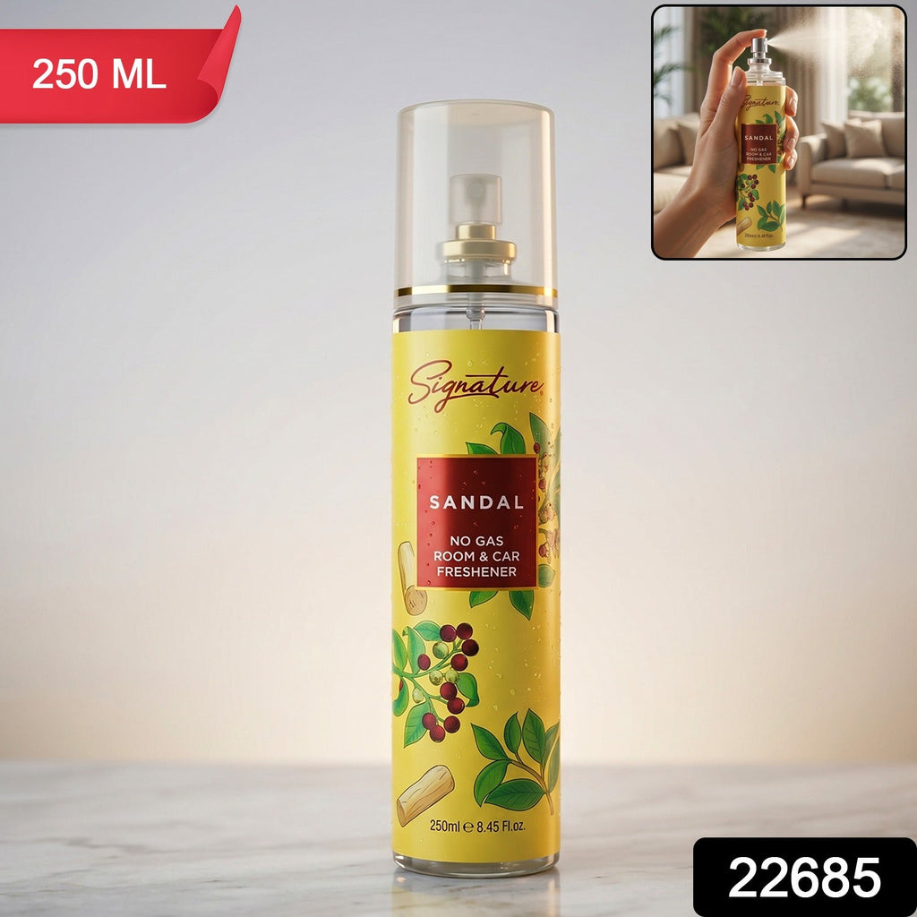 Sandalwood fragrance car freshener spray bottle for vehicle