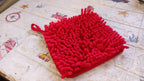 Microfiber hand towel, ultra absorbent for kitchen and bath.
