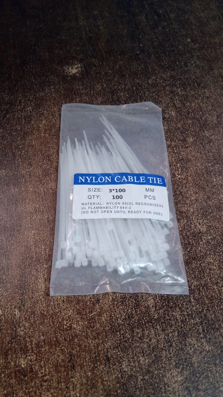 Assortment of nylon cable ties for efficient home and workshop cable management.