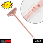 The versatile Mesh Cleaning Brush with its ergonomic, extended handle for easy reach.