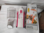 XcelCraft vegetable chopper making quick work of onions.