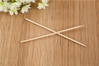 Polished surface of natural bamboo grill sticks, ready for your culinary creations.