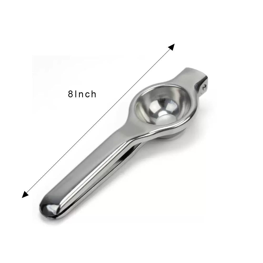 An efficient handheld lemon squeezer, perfect for making fresh juice.