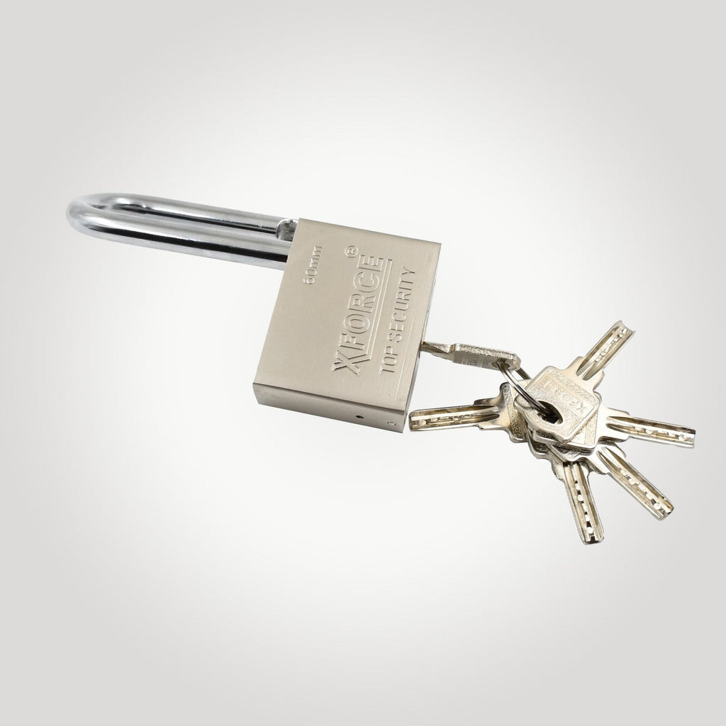The Safelix 60mm padlock in its protective packaging.