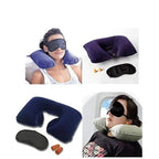Packed 3-in-1 Air Travel Kit, ideal for gifting or personal use during flights and trips.