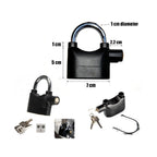 Heavy duty 70mm zinc alloy pad lock featuring waterproof finish