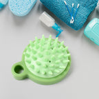 VelvaBloom scalp massage comb on a clean white background, ready for use.
