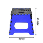 Easy-to-use foldable step stool, helping reach high shelves and cabinets.
