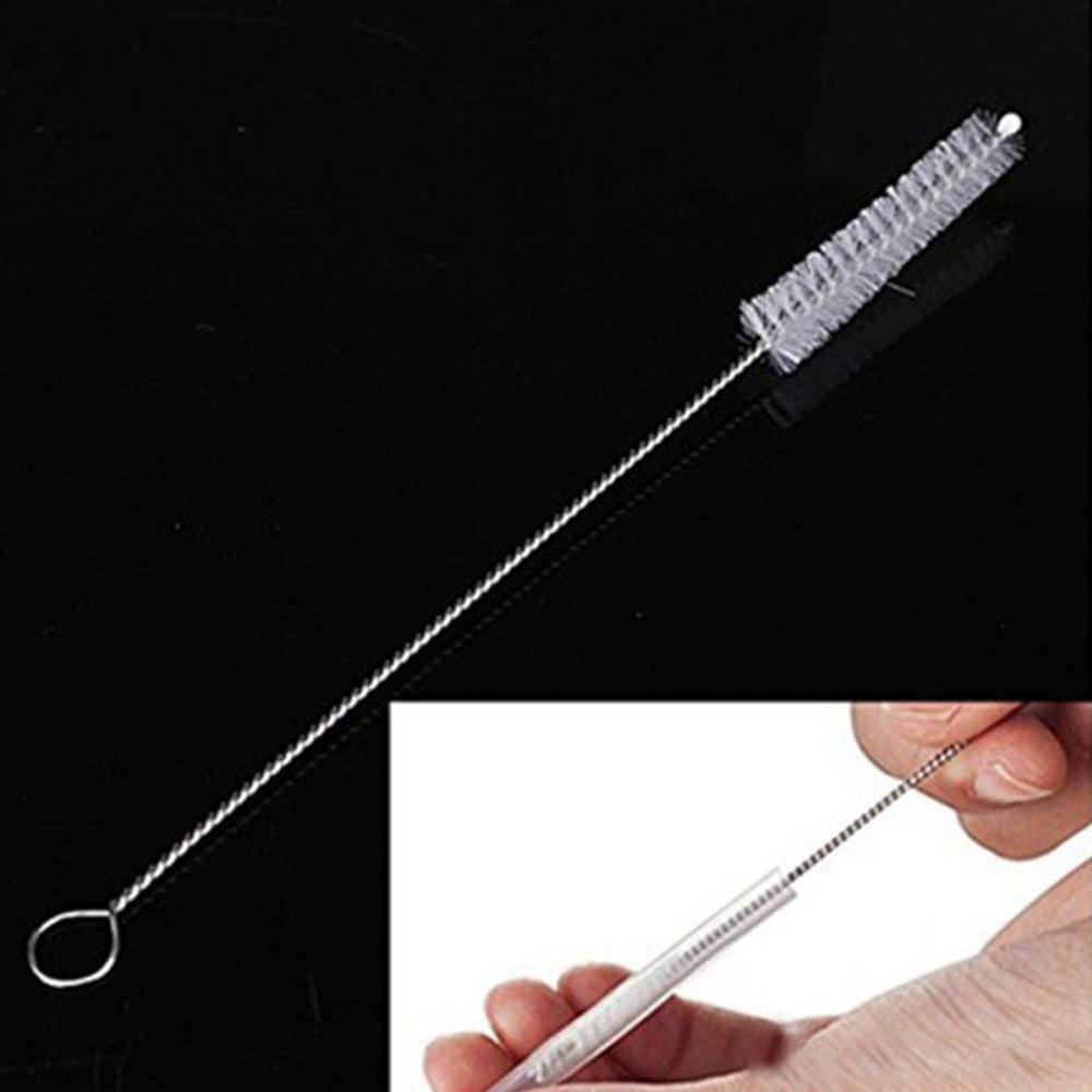 Compact straw cleaning brush for daily use.