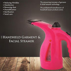 Components of the 4-in-1 multi-functional steamer, including water tank and nozzle.