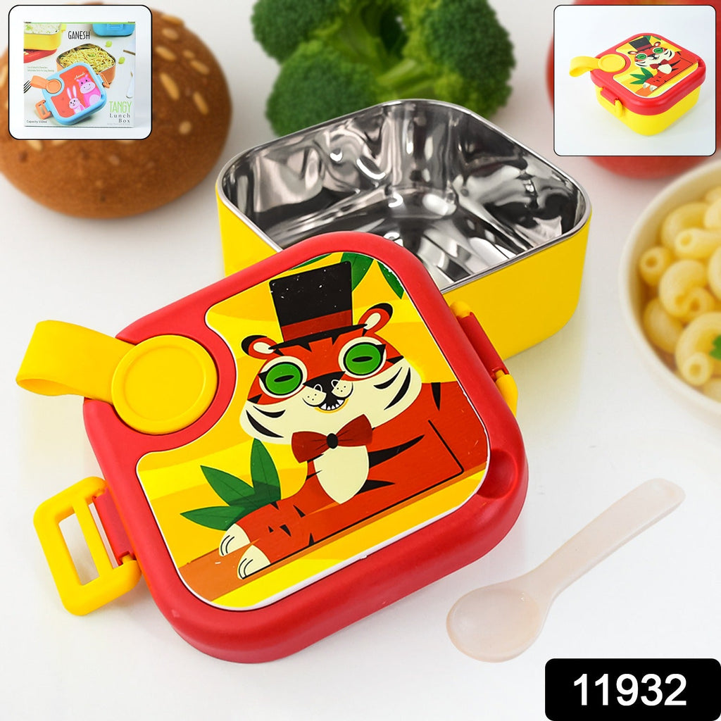 Leakproof kids lunch box featuring air-tight lid and secure side locks
