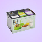 Three-layer container for baby milk powder and snacks, ready for daily use.