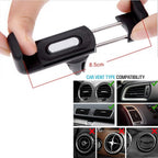 Multi-angle view of the compact and versatile Car Air Vent Mount phone holder.