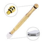 Gold glass cutter ensuring accurate and smooth scores every time.