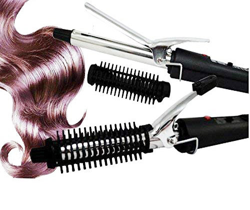 Sleek black Hair Curling Iron with barrel for easy styling.
