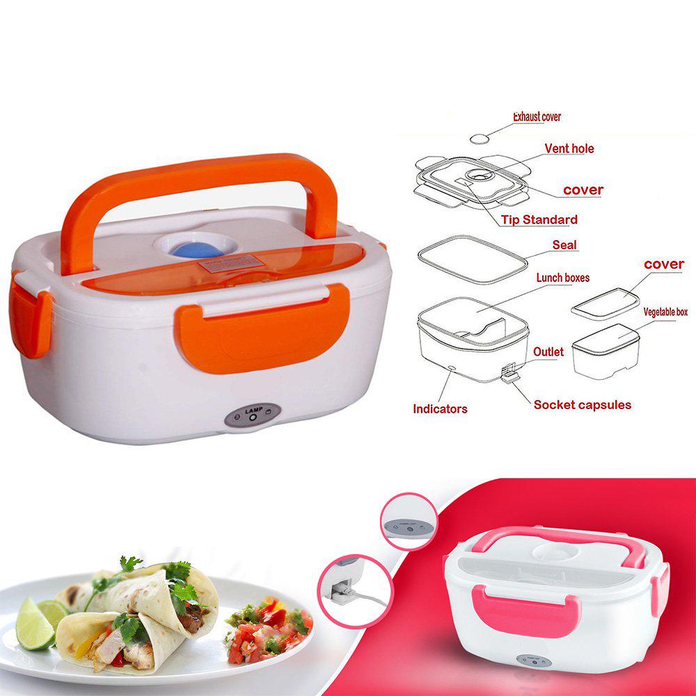 An Electric Lunch Box in a vibrant pink colour, perfect for carrying hot meals.