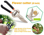 Comfortable ergonomic garden pruners for reduced hand fatigue.