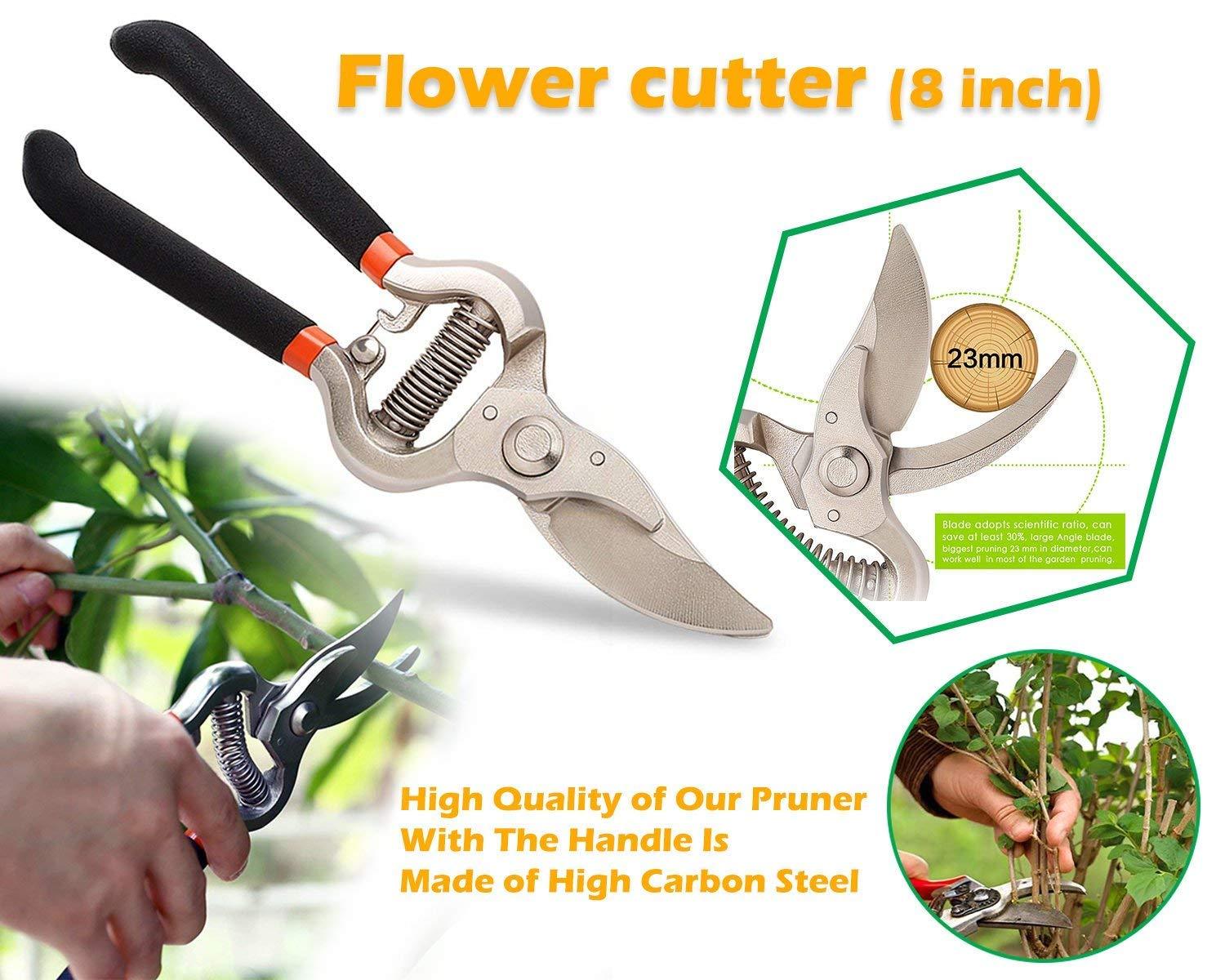 Comfortable ergonomic garden pruners for reduced hand fatigue.