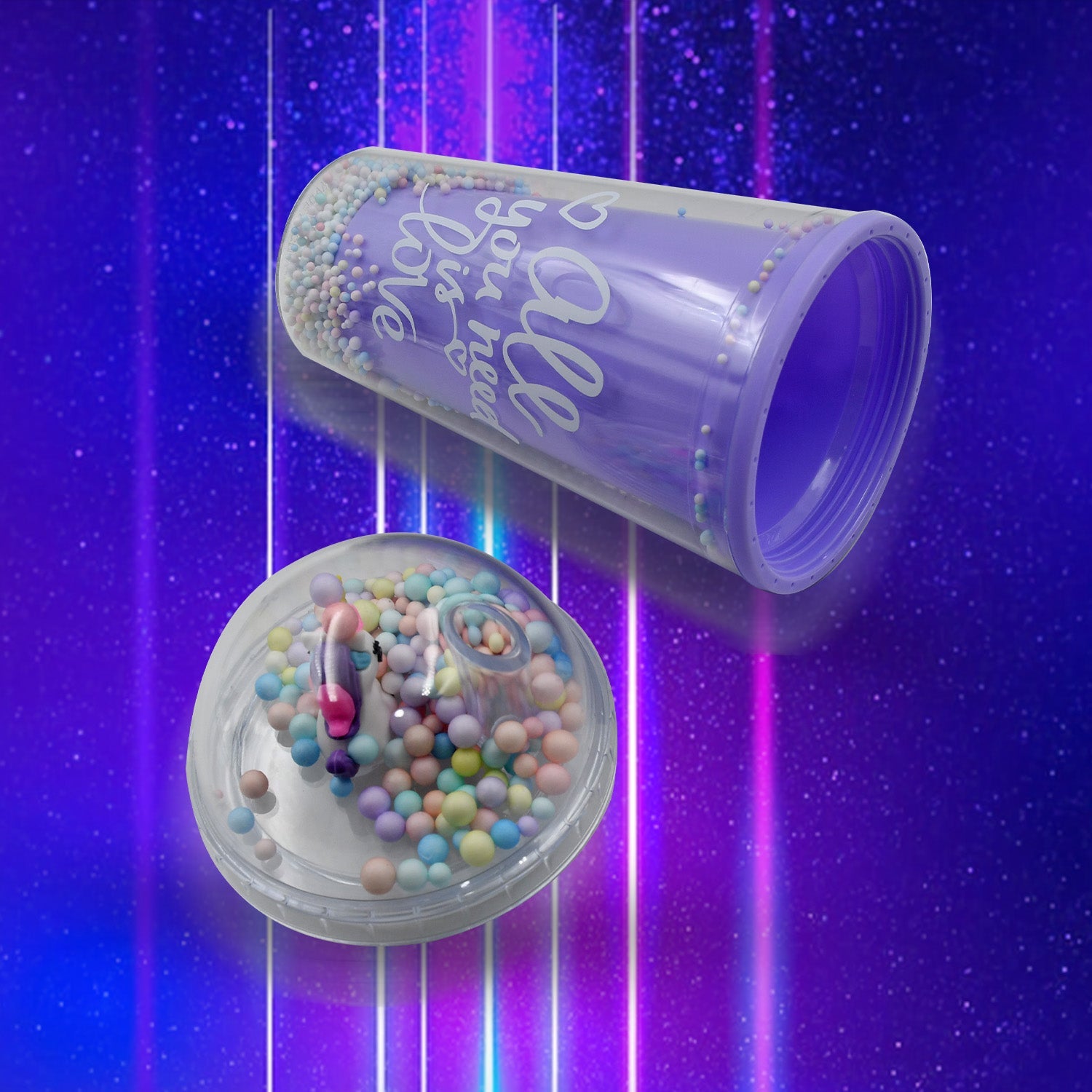 Playful Kids LED Sipper Bottle with LED light, perfect for school and sports activities.