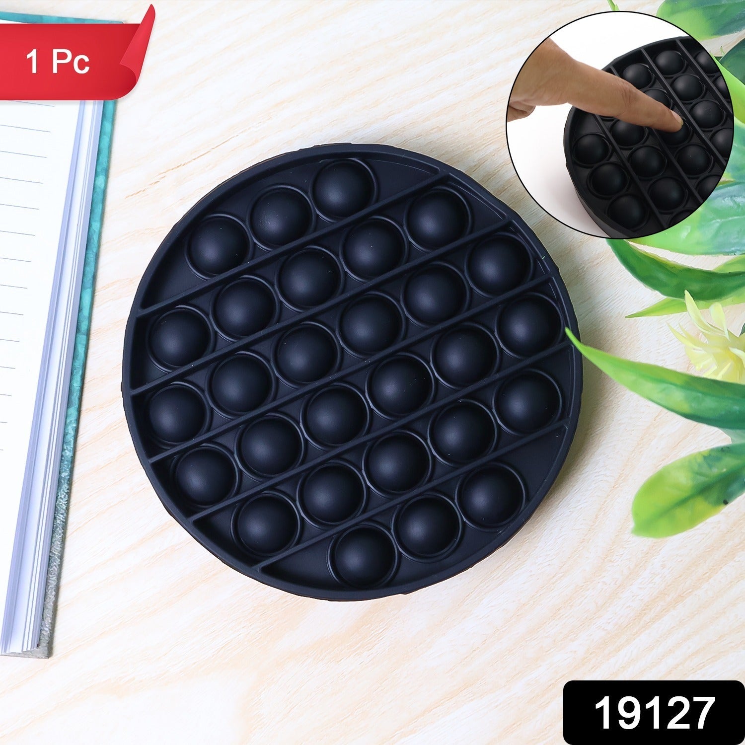 Silicone Pop It fidget toy packaging for sensory stress relief toy