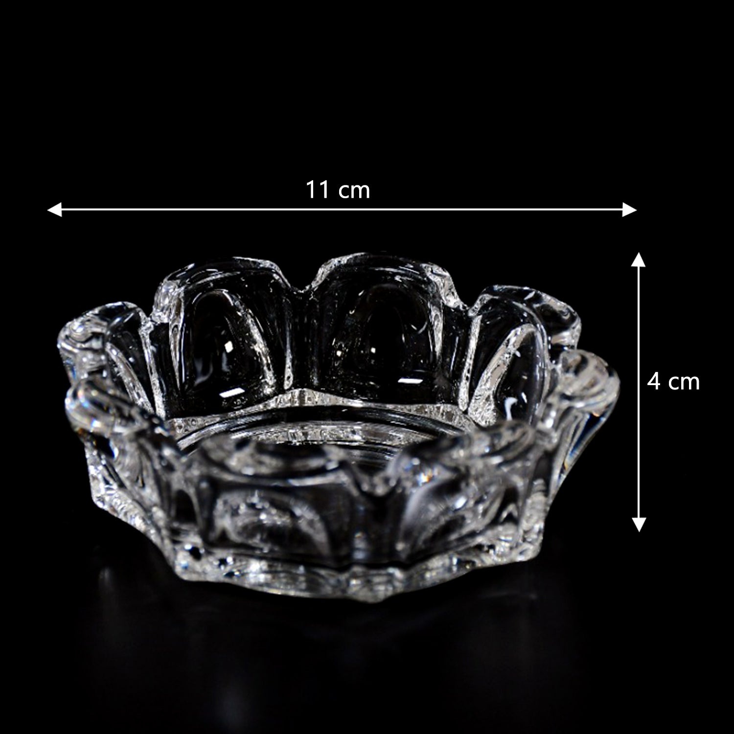 Sanford cigar ashtray for home or office decor, featuring a polished, smooth surface.