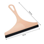 Hand holding the car mirror wiper, demonstrating its lightweight and portable design.