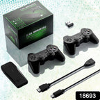 Wireless Gaming Console connected to a TV via HD output, ready for plug & play action.