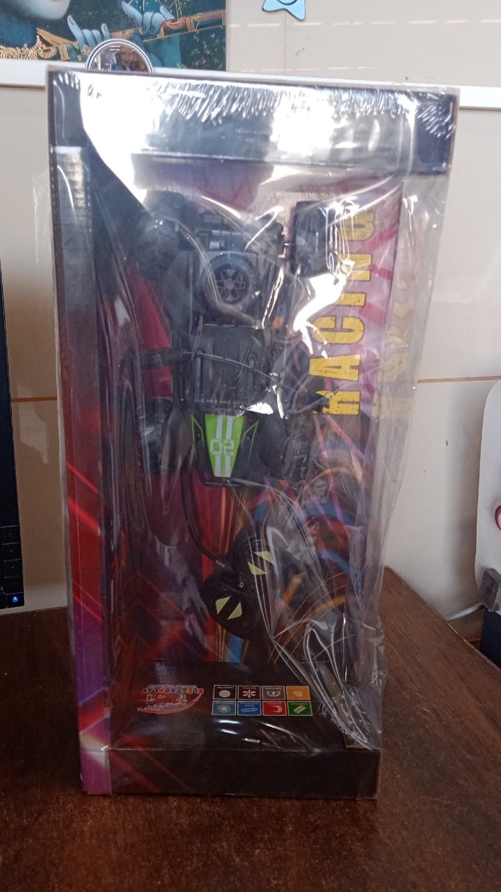 Close-up of Electroplay remote control monster truck toy with oversized tires