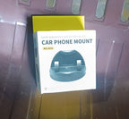 The compact and effective car mobile stand ready for dashboard placement.