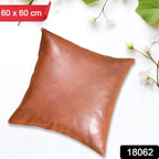 Close-up of the texture of a premium  pillow cover, highlighting its soft fabric.