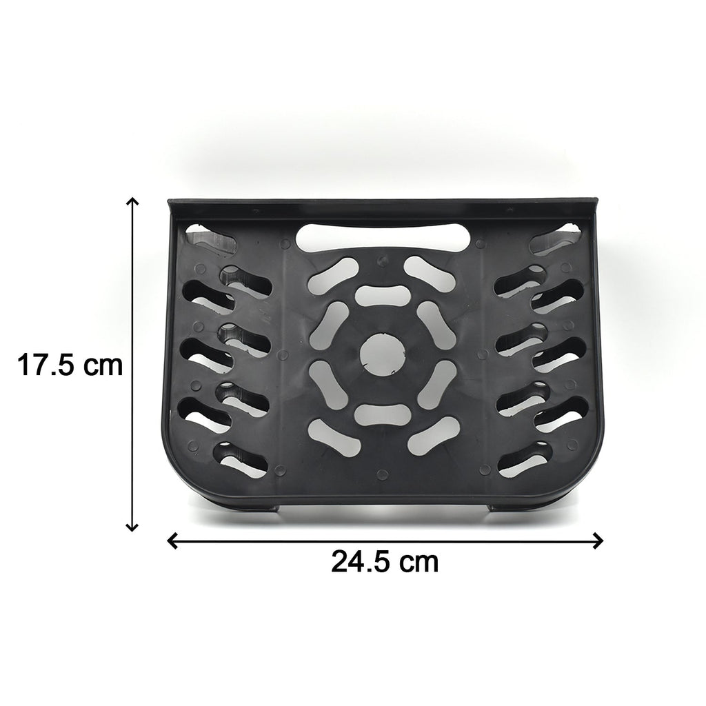Durable  media player shelf, perfect for small entertainment units.