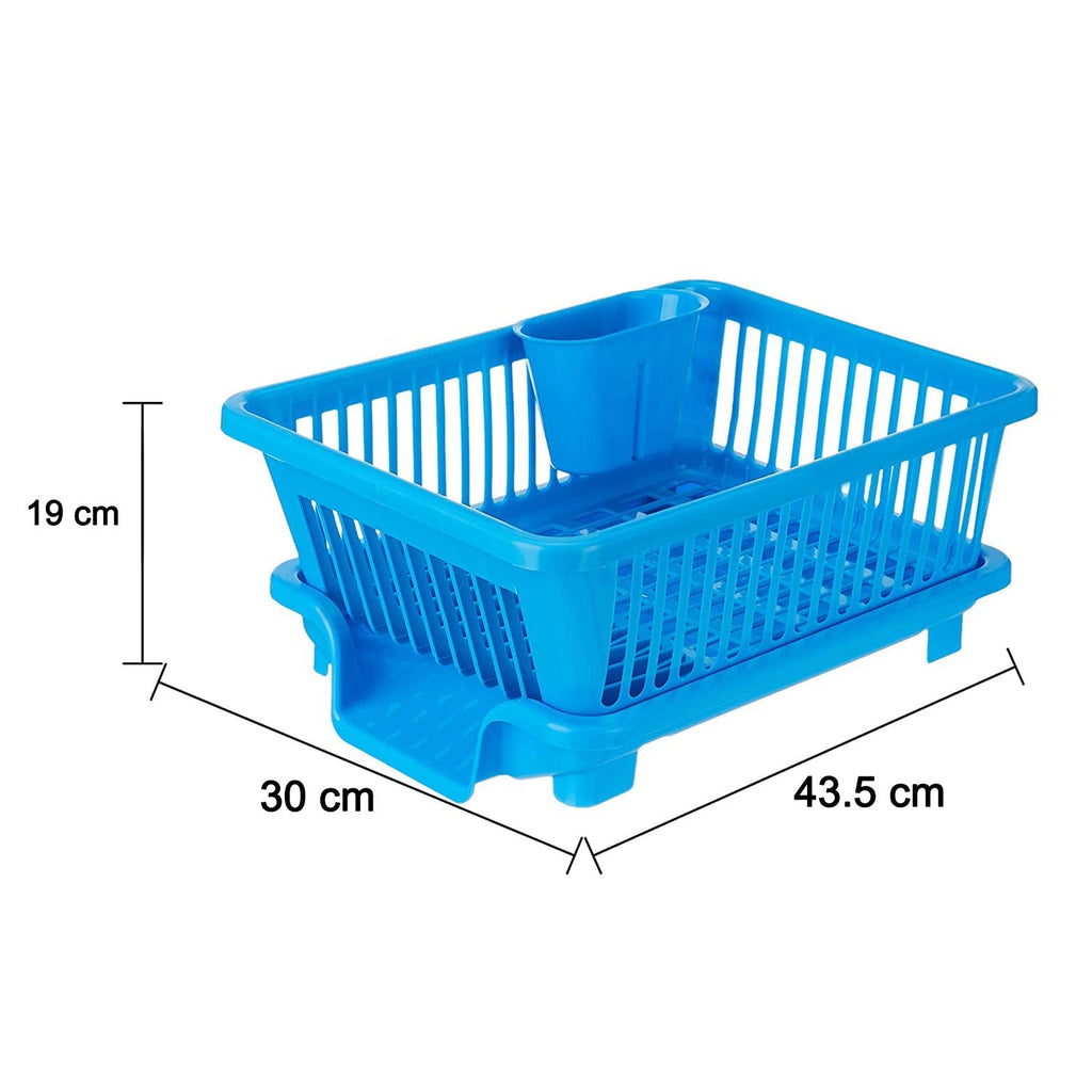 Plastic dish drainer rack from Lunchie Bunchie, packed securely in a brown box.