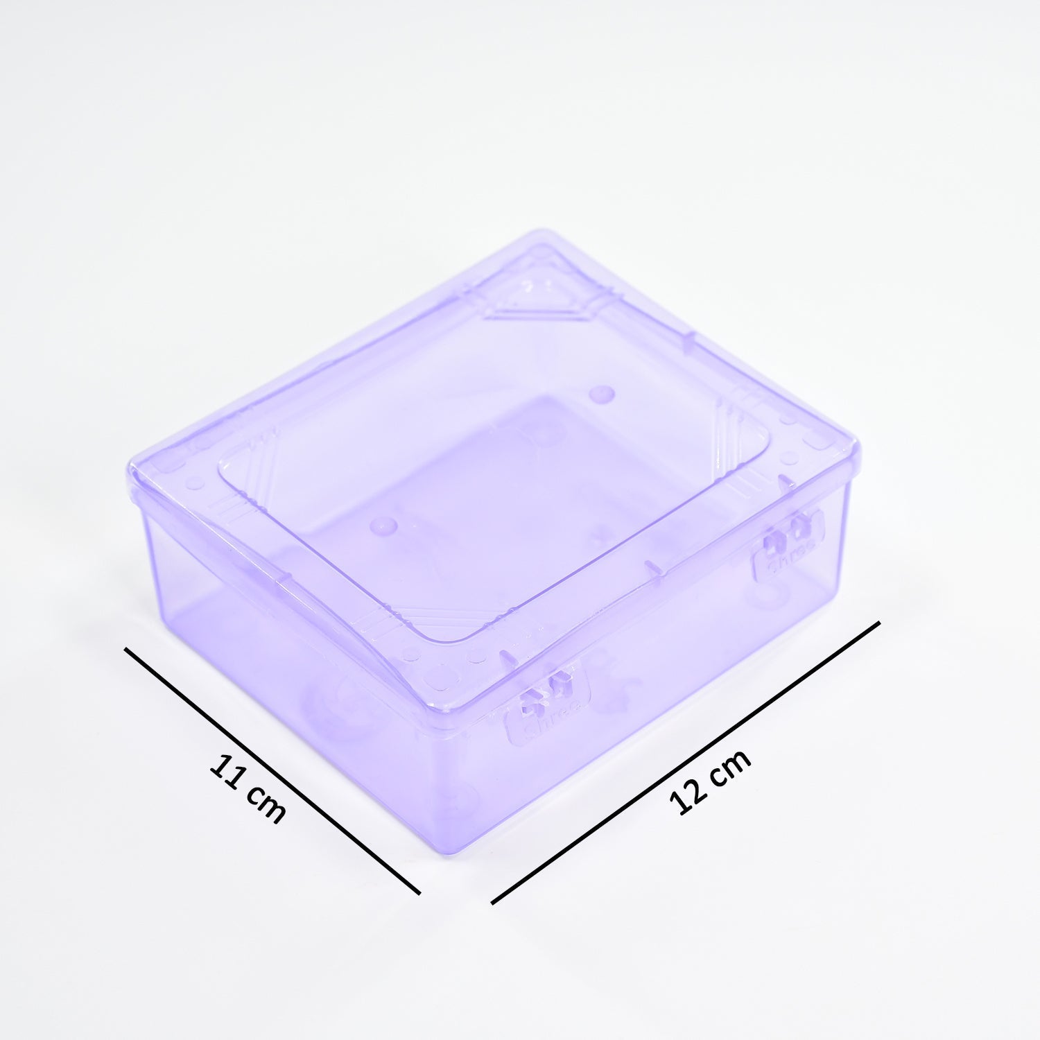 Empty multipurpose storage box showcasing its sturdy plastic construction.